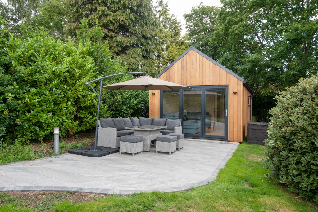 luxury bespoke garden room in Suffolk