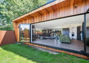 Luxury large garden room and gym