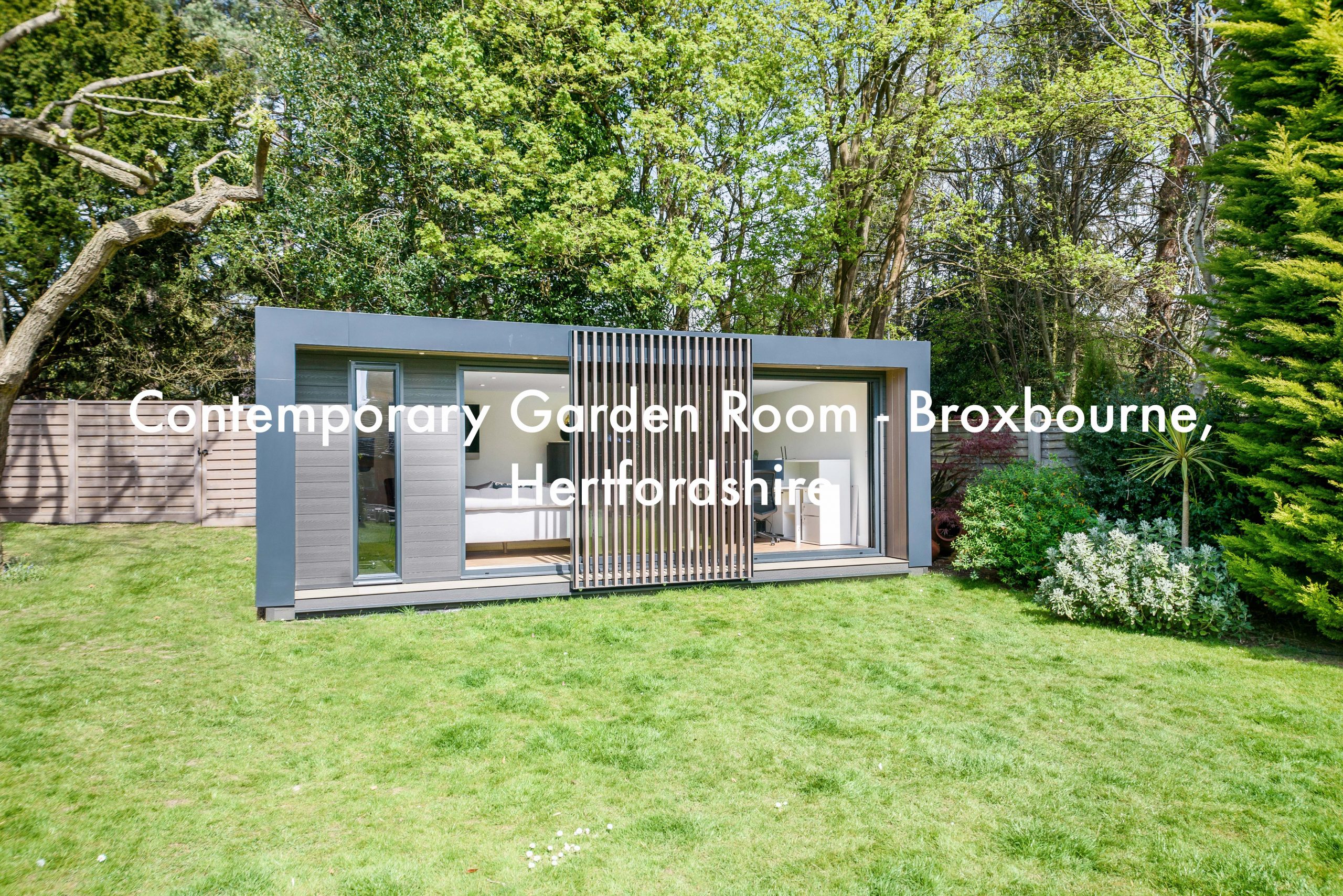 Contemporary garden room