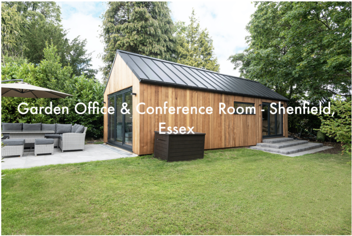 Bespoke Heritage Range Garden Office & Conference Room Essex