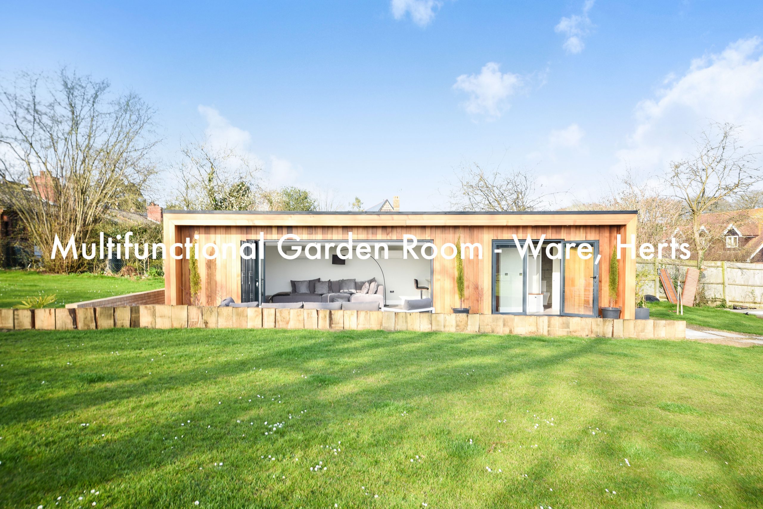 Modern Multifunctional Garden Room Hertfordshire