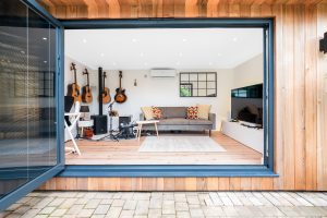 Garden room music studio