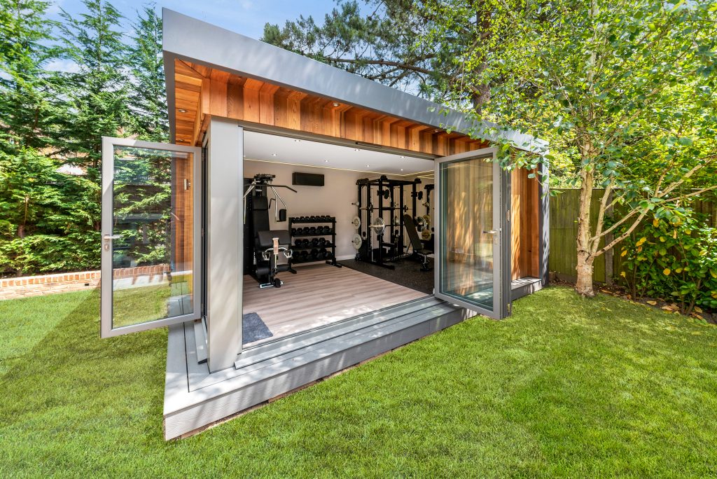 Hawksbeck luxury garden room gym garden gyms cambs